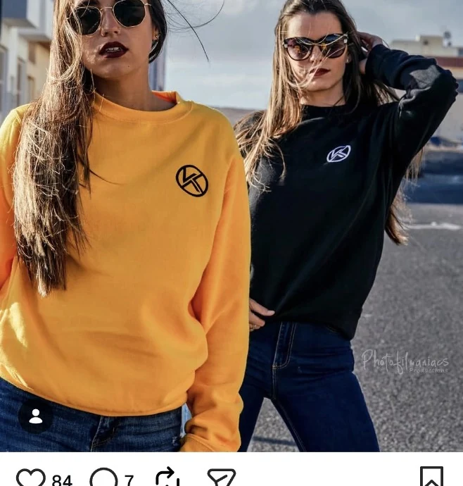 Sudadera amarilla KAMAE